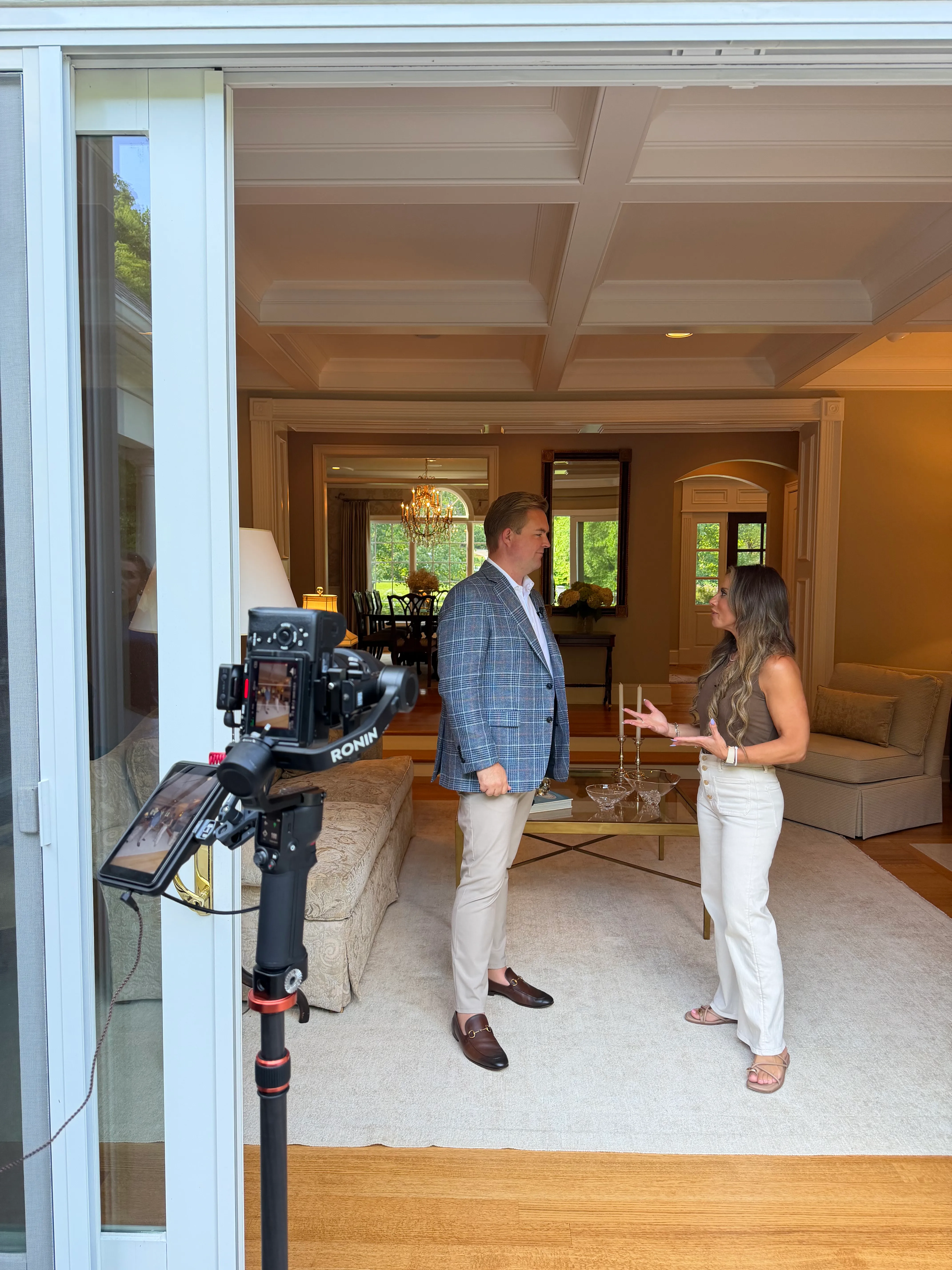 Behind the scenes on a WKP shoot